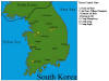 Map of South Korea