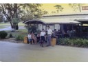 Main bus stop at Clark Air Base