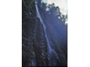 Waterfall on steep cliff