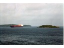Container ship, Halifax harbour, Canada