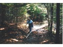 Pat on trail to Cape Split (4 miles one way)