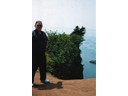 Howard near end of Cape Split trail, Nova Scotia, Canada