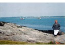 Pat near Cape Forchu Light house, Yarmouth, Nova Scotia, Canada