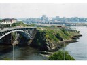 Reversing Falls-river flowing out the ocean at low tide