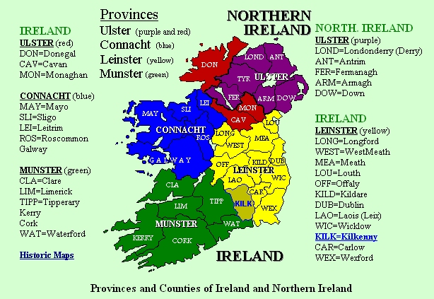 Ireland Map
