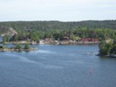Scenery as we leave Sweden