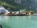 Transfer to sampan boats