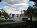 Pool area, Hotel Hacienda, Nuevo Casas Grandes