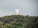 El Cristo Blanco-the White Christ overlooks Cusco