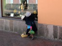 Lady selling fruits and vegtables