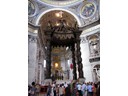 98 ft tall St. Peter’s Bernini Baldachino, St. Peters Basilica 6-2