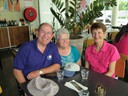 Morning Tea at Champ Kitchen (Howard, Pat, Frances)
